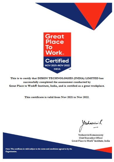 Great Place to Work® Certification